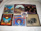 GRATEFUL DEAD - 6 LP LOT,LIVE '71 w/Sticker,Wake,SHAKEDOWN STREET J Garcia Psych