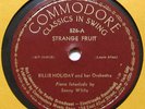 BILLIE HOLIDAY Strange Fruit/Fine And Mellow 78 RPM Commodore 526 RARE E Cond.