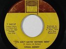 Northern Soul 45 VIRGIL HENRY You Ain't Sayin' Nothin' New on Tamla