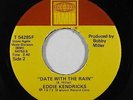 70s Soul 45 EDDIE KENDRICKS Date With The Rain on Tamla NM