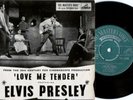 Elvis Presley Rare UK EP Love me tender HMV 7EG 8199 VG+ 1957 MONO