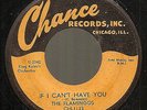 The Flamingos - If I Can't Have You - Chance -  1953 Doo Wop 45 - VG+