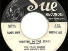 THE FOUR JOKERS RARE DOO WOP ON SUE LABLE #703 PROMO WRITTEN IN THE STARS