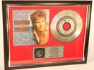 David Hasselhoff, Looking For Freedom, mit Cover, Platin Record, Award, gold