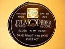 JAZZ DAVID FROST BAND Time Alone Will Tell/Blues In My Heart FILMOPHONE 323
