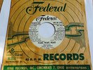 James Brown DOO WOP SOUL 45 Please Please Please FEDERAL WHITE Label PROMO #BB40