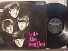 With The Beatles LP OZ Original Black/Silver Stereo Pressing Rare near EX