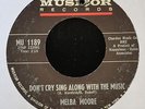 Melba Moore MUSICOR 1189 Don’t Cry Sing Along with the Music