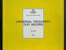 AUDIOPHILE Test-LP on DGG: Universal Frequency Test Record * DGG 1099 111