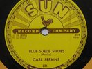 CARL PERKINS Blue Suede Shoes / Honey, Don't SUN 234 78 rpm Rare Rockabilly