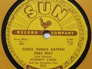 JOHNNY CASH Guess Things Happen That Way/Come In Stranger SUN 295 78 rpm RARE