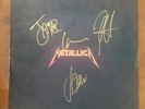 Metallica Signed And Justice for All 2LP inner sleeve, NO VINYL RECORD INCLUDED