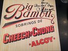 CHEECH Y CHONG BIG BAMBU AUTOGRAPHED RECORD ALBUM COVER PEACE LOVE DOPE CHEECH