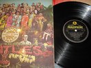 BEATLES SGT PEPPER PCS 7027 1ST PRESS YELLOW BLACK RARE STEREO