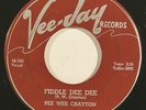 PEE WEE CRAYTON “Fiddle Dee Dee” jump rhythm blues R&B 45 on VEE JAY orig HEAR
