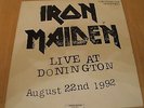 Iron Maiden Live At Donington Triple Vinyl 12