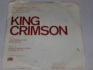 ROCK PROMO 45 EP W/PS   KING CRIMSON 