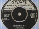 CLOVERS - LOVE POTION No.9/STAY AWHILE LONDON 45-HLT 8949 EX PLUS