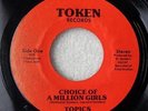 RARE TOPICS 45  CHOICE OF A MILLION GIRLS TOKEN MODERN SOUL