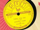 Johnny Cash SUN 258 E+ country 78 There You Go b/w Train of Love