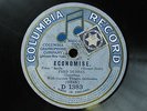US COMEDIAN FRED DUPREZ SINGS 'ECONOMISE', 1916 CAST COLUMBIA 78
