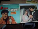 ELVIS PRESLEY RARE ORIGINAL RECORD  ALBUM CLAMBAKE WITH WEDDING PHOTO