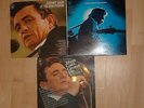 JOHNNY CASH 3 VINYL LPs GREATEST HITS VOL 1, AT FOLSOM PRISON & AT SAN QUENTIN