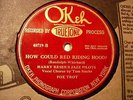 JAZZ HARRY RESER How Could Red Riding Hood?/NI OKEH 40719 Trutone