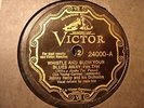 JAZZ JOHNNY HAMP OR Whistle & Blow Your Blues Away VICTOR 24000