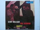 GERRY MULLIGAN PAUL DESMOND QUARTET, UK COLUMBIA CLEF LP 1957 EX