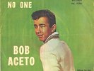 BOB ACETO--TOUGH TEEN PICTURE SLEEVE + 45---(OLD ENOUGH) on DIAMOND BEACH-PS-PIC
