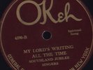 78 RPM RARE BLACK GOSPEL SOUTHLAND JUBILEE SINGERS ON OKEH 4390 MUST SEE / EE-