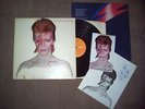 DAVID BOWIE : ALADDIN SANE (RCA RS 1001 STEREO) LYRIC INNER & FAN CLUB INSERT  