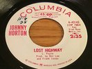 JOHNNY HORTON 45 PROMO      Columbia-43143    