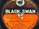 Blues 78 ALBERTA HUNTER Bring Back The Joy / How Long Sweet Daddy on Black Swan