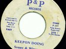 Obscure MODERN SOUL - Keep On Doing - Sonny & WInsome Patrick - Adams Prod. 7