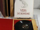 SACHA GUITRY vers de bohème 1947 coffret livre + disque 78 tours fumière n° 580
