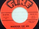 CHUCK BRADFORD 45 Wherever You Are FIRE Soul R&B Rocker VG++ #BB1534
