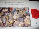 REINER : RIMSKY KORSAKOV SCHEHERAZADE AUDIOPHILE LP CHESKY RC4 USA