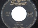 Bill Haley & Comets - Dinah / Ida, Sweet As Apple Cider, dt. Brunswick STEREO