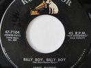 JANIS MARTIN RCA VICTOR 7104 BILLY BOY BILLY BOY ALL RIGHT BABY ROCKABILLY ROCK