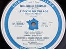 Les Discophiles Francais DF 730.067: Jean-Jacques Rousseau - Le Devin Du Village