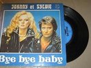 RAR 45T POCHETTE MINGUET  JOHNNY HALLYDAY  SYLVIE VARTAN COMME NEUF