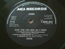 BUDGIE never turn your back on a friend 1973 UK MCA LABEL ORIGINAL PROG LP