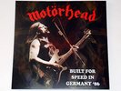 Motorhead 'Built For Speed' Live in Hamburg Germany 86 Purple Splatter LP 100cop
