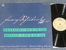 SUSANNE LAUTENBACHER violin sonatas SCHUBERT 1stPress MUSICAPHON MINT
