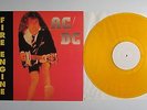 ACDC LP/Vinyl Fire Engine live Budapest 1991 Ungarn color/Farbe yellow/gelb