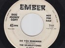 THE SKARLETTONES Do You Remember on Ember PROMO 45 doo wop HEAR