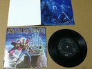 IRON MAIDEN Run to the Hills & Phantom LIVE w/ XMAS CARD UK 7 INCH Vinyl EMI5542
