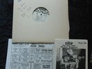 MONKEES-PETER TORK,THE COOP,AUTOGRAPHED W/BOOKLET & ADVERTISEMENT,RARE